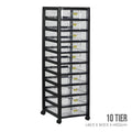 10 TIER PAGON DOC DRAWER W WHL (701-10)