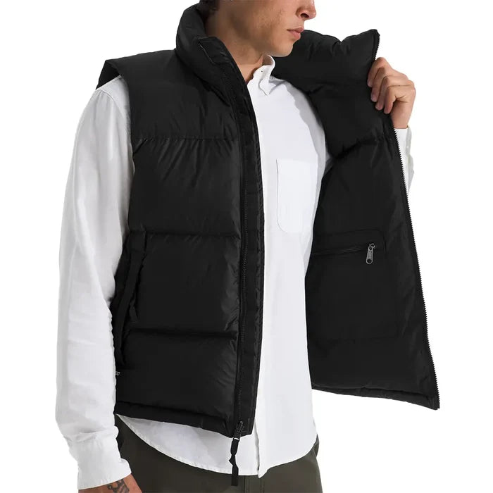 1996 Retro Nuptse Vest 'TNF Black Recycled Down'