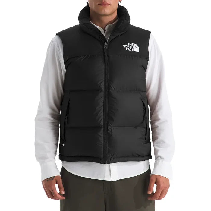 1996 Retro Nuptse Vest 'TNF Black Recycled Down'