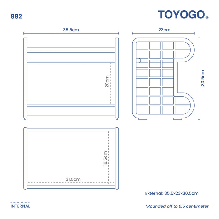 2 LAYER DM TRAY (882)