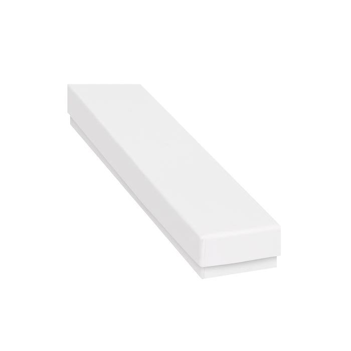 White Chrome / 8" x 2" x 1"