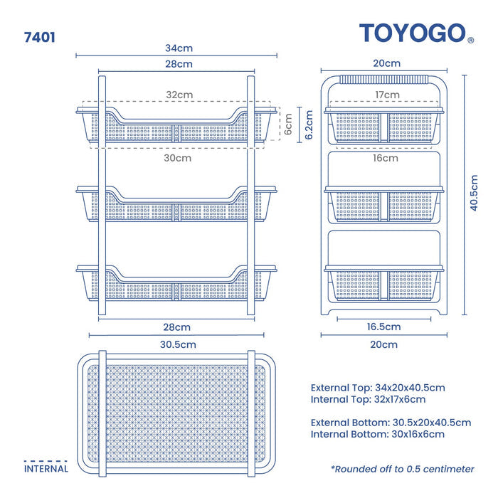 3 LAYER DM TRAY (7401)