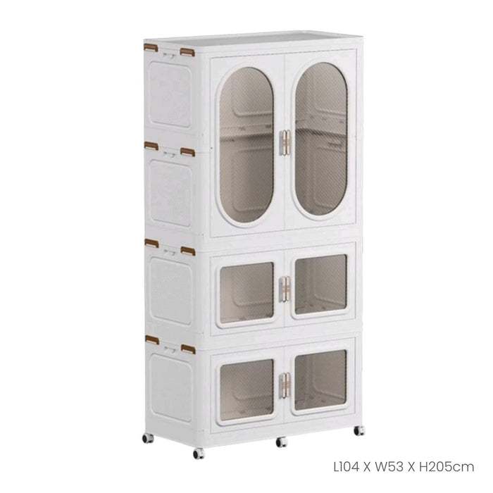 3 TIER-6D-6WHEELS CABINET L104XW53XH205CM JP2212-3 (HFH9135)