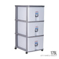 3 TIER TITANIC CABINET W WHL (805-3)