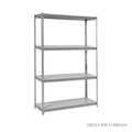 4 TIER DIY BOLTLESS 72INX24INX78IN SILVER (HFH6814)