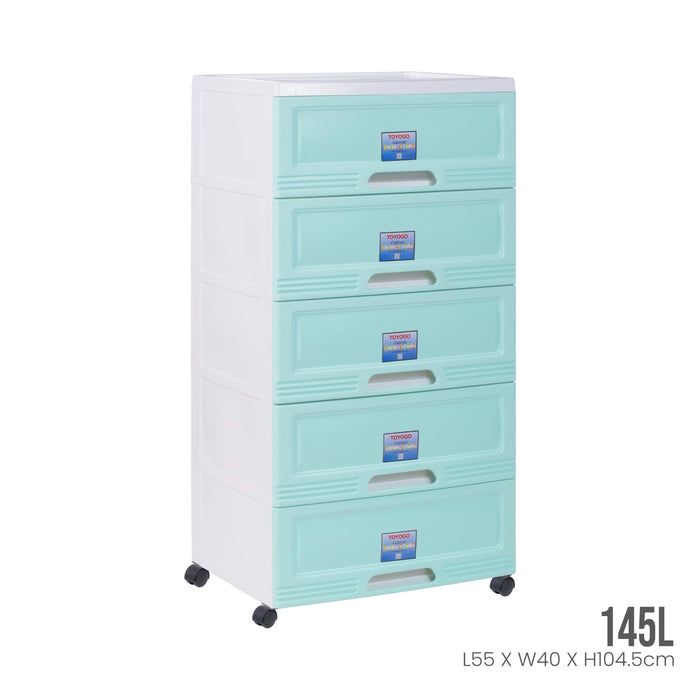 5 TIER WIBBY CABINET W/WHEELS (609-5)