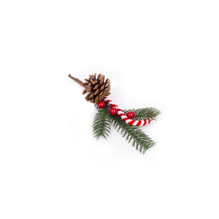 ACCESSORIES BRANCH WITH CANDY CANE