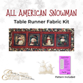 All American Snowman Table Runner - Fabric Kit