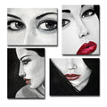 Allure No. 1-4' Wrapped Canvas Wall Art