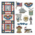 America 250 Door Banner & Asset - Machine Embroidery - USB