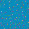 Andover Fabrics - Wildflowers - Coneflower Bluebell - A-671-B - Sold by the Half Yard