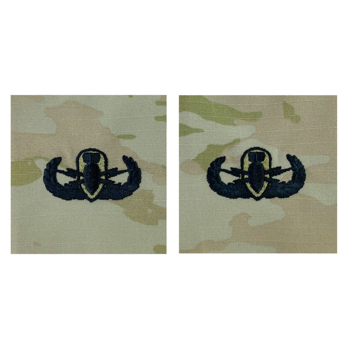 Army Embroidered Badge on OCP Sew On: Explosive Ordnance Disposal - Basic