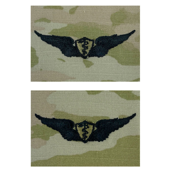 Army Embroidered Badge on OCP Sew On: Flight Surgeon - Basic