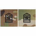 Army ROTC OCP Rank w/hook closure : Command Sergeant Major (CSM)