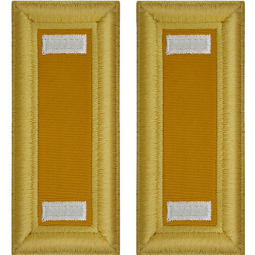 Army Shoulder Strap: First Lieutenant Armor - female