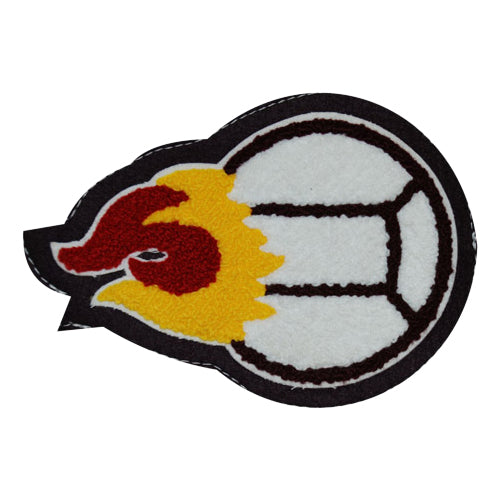 Athletics-Volleyball with Flame