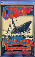 AUCTION - BG-174 - Creedence Clearwater - Randy Tuten Signed - 1969 Poster - Fillmore West & Winterland -  CGC Graded 9.4