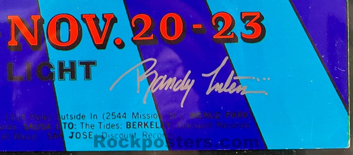AUCTION - BG-203 - Jethro Tull MC5 - Randy Tuten Signed  - Fillmore West - 1969 Poster - CGC Graded 9.4 - SF Rock Posters & Collectibles