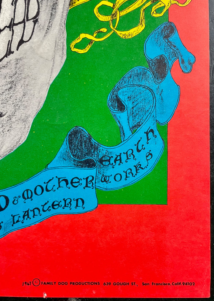 AUCTION - FD-82 -  Grateful Dead -  Denver, CO - 1967 Poster - Excellent