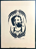 AUCTION - Zig Zag Man - Stanley Mouse Signed - 1960s Silkscreen Poster - Excellent - SF Rock Posters & Collectibles