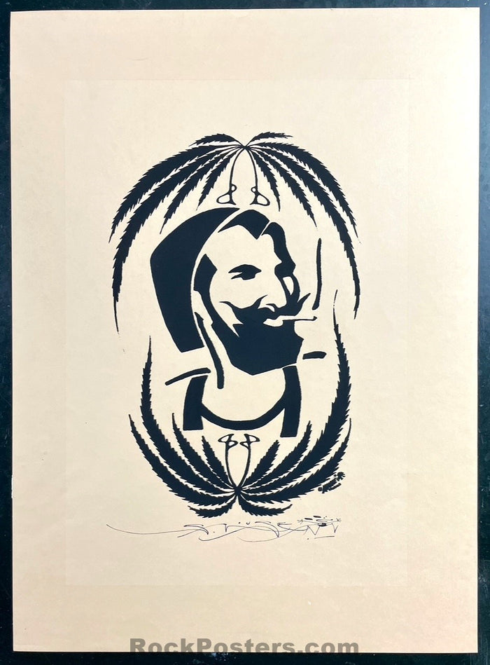 AUCTION - Zig Zag Man - Stanley Mouse Signed - 1960s Silkscreen Poster - Excellent - SF Rock Posters & Collectibles