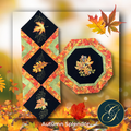 Autumn Splendor Table Runner & Topper - Embroidery Elegance - Project Kit