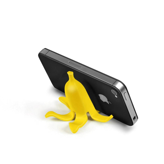 Yellow Banana smartphone stand. yellow banana phone holder dunkin banana land alternative under $20