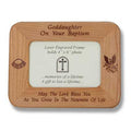 Baptismal Maple Frame - Goddaughter