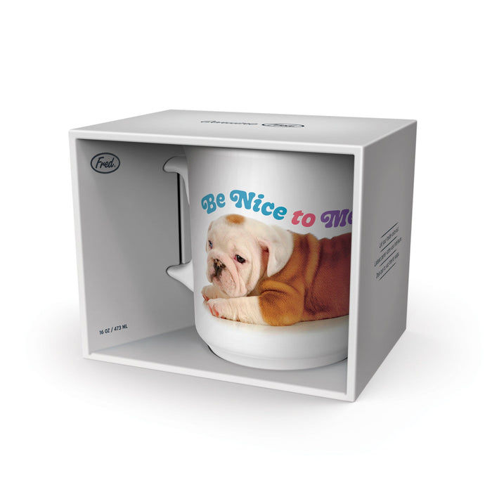 "BE NICE TO ME" MUG