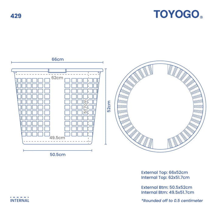BIG LAUNDRY BASKET (429)