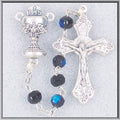 Black AB First Communion Rosary