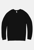 Black French Terry Raglan Crewneck