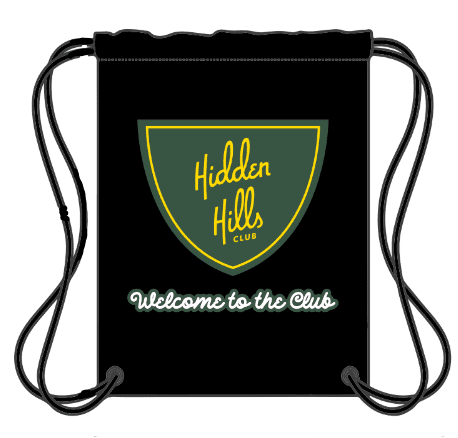 Black Sling Bag - Hidden Hills Club