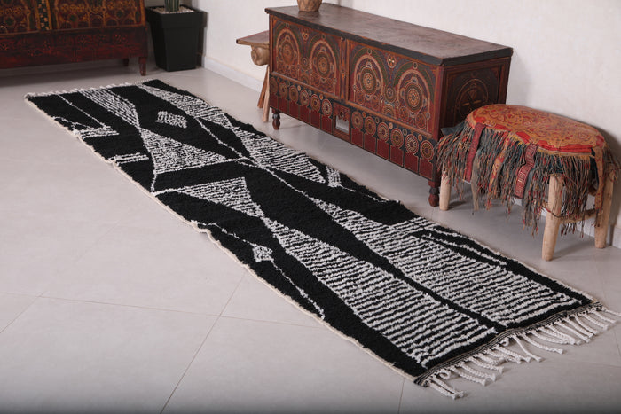 Runner handmade rug - custom wool - berber carpet - custom moroccan rugs