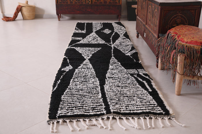 Runner handmade rug - custom wool - berber carpet - custom moroccan rugs