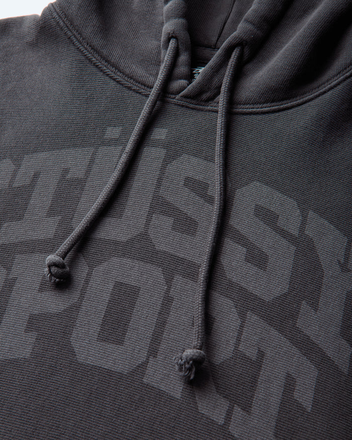 Stüssy Block Sport Gar. Dyed Hood Faded Black Sweatshirts Hoodies 1925217SJ FADED BLACK