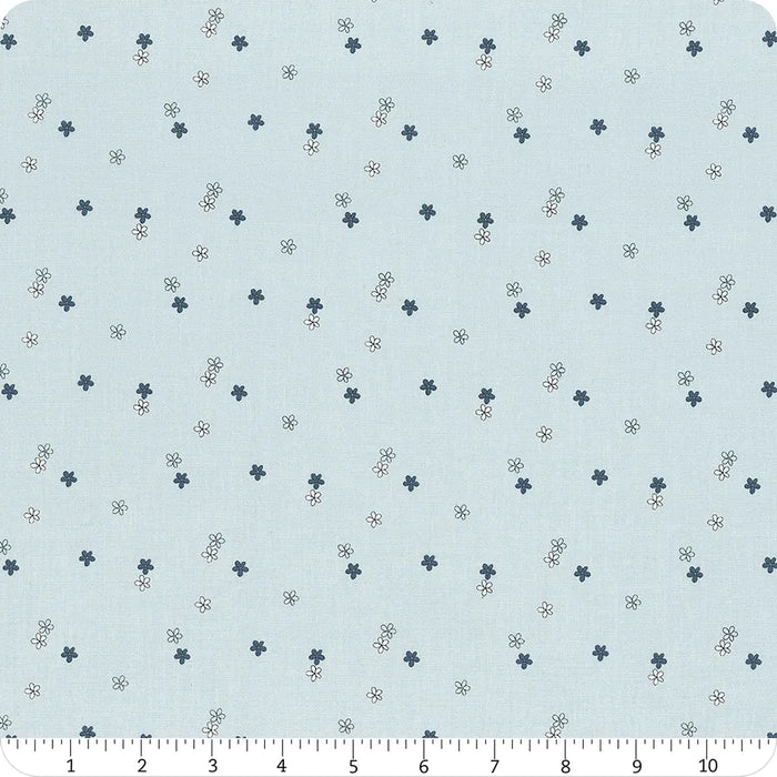 Blue Blooms and Threads - Blue Ditzy - C17124-BLUE