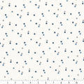 Blue Blooms and Threads - White Ditzy - C17124-WHITE