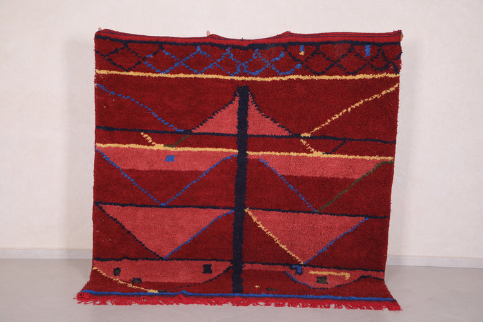 Handmade Moroccan rug - Custom Wool azilal rug - custom moroccan rugs