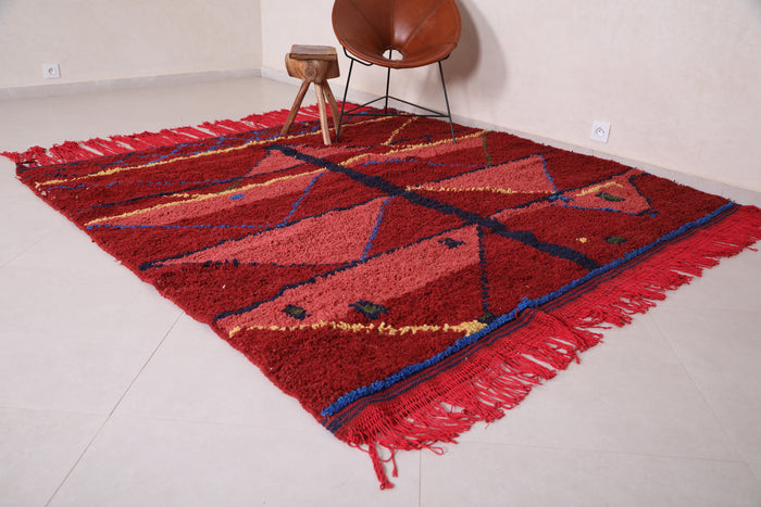 Handmade Moroccan rug - Custom Wool azilal rug - custom moroccan rugs