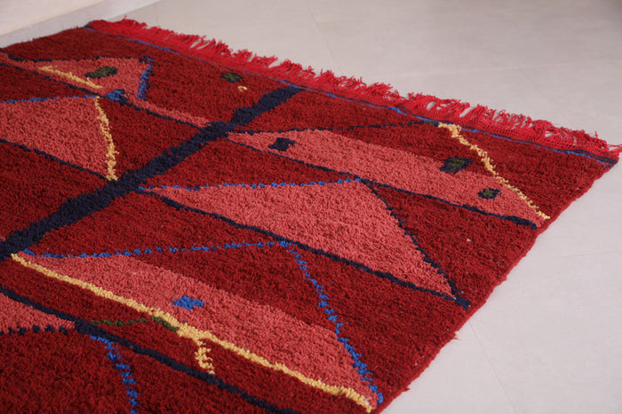 Handmade Moroccan rug - Custom Wool azilal rug - custom moroccan rugs