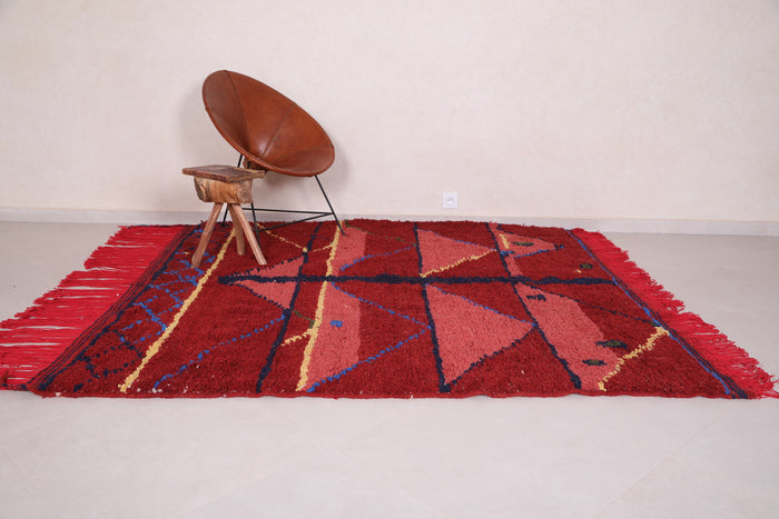 Handmade Moroccan rug - Custom Wool azilal rug - custom moroccan rugs