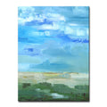 'Bright Blue No. 1' Wrapped Canvas Wall Art
