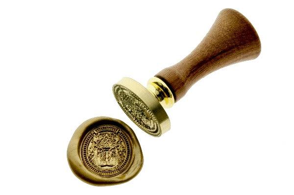 Cabybara Portrait Wax Seal Stamp - Backtozero B20 - Animal, Animal Lover, cabybara, copper, oval, Portrait, rainforest, Signature, signaturehandle
