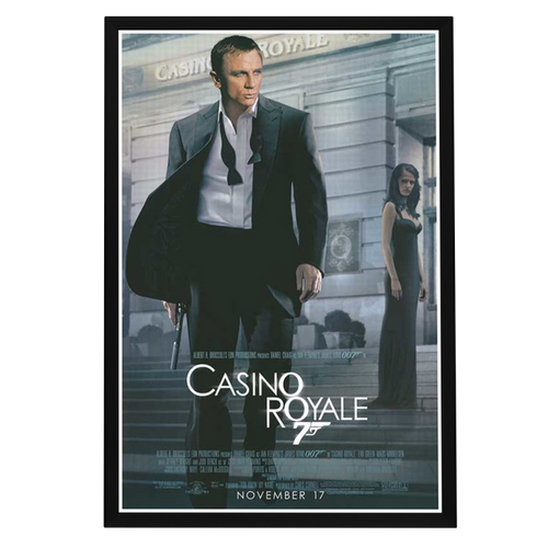 "Casino Royale" (2006) Framed Movie Poster