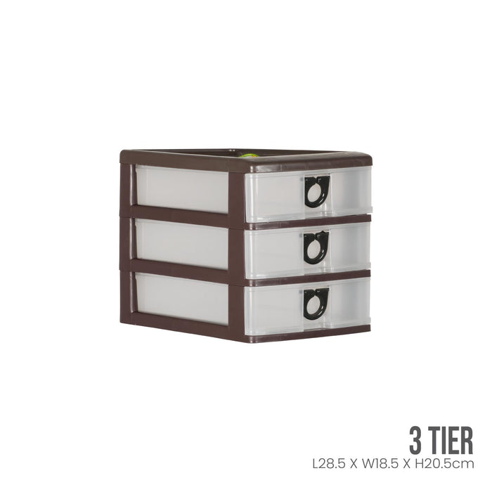 CASSETTIERA 3 TIER A5 STATIONERY DRAWER (301-3)