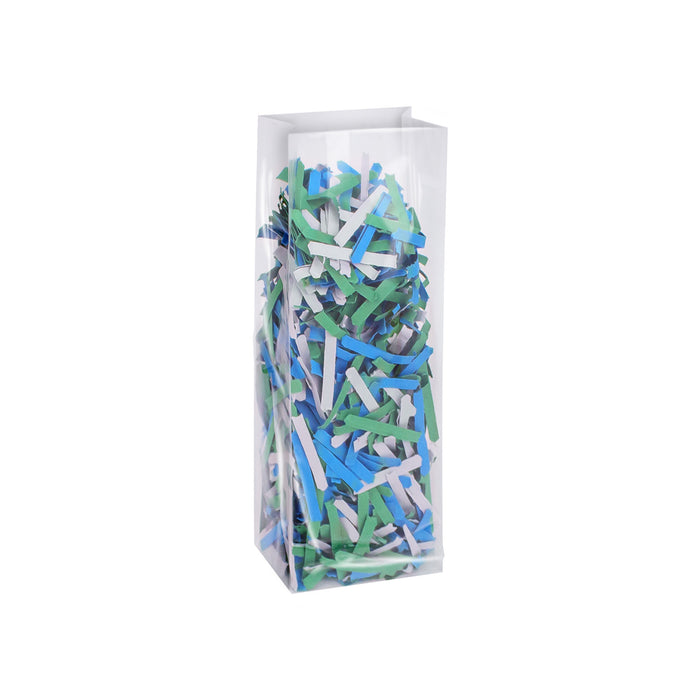 CELLO BAG WITH SIDE GUSSET AND CARDBOARD