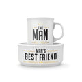 CERAMIC MUG + DOG BOWL SET