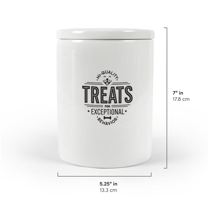 CERAMIC TREAT JAR