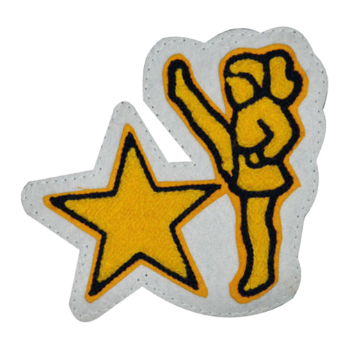 Cheer/Drill-Kicking Girl with Star